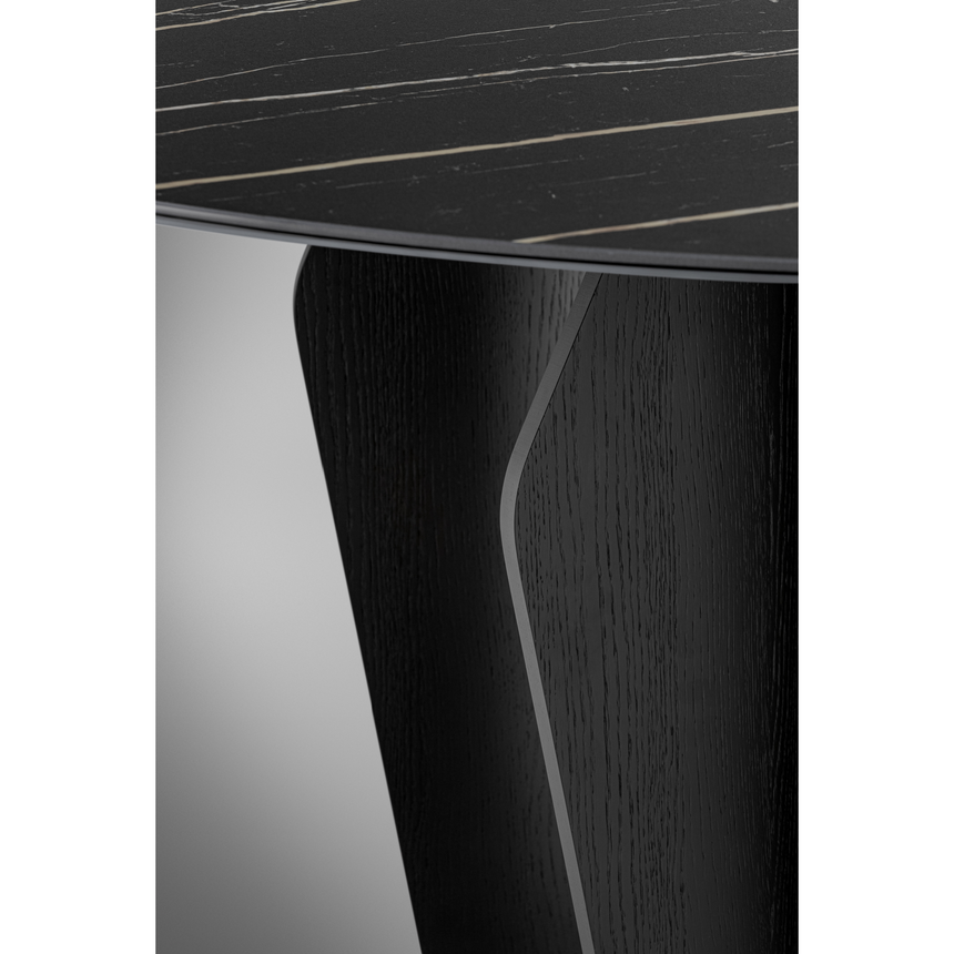 Ceramic Top Round Dining Table | Bonaldo Flame | Italianfurniture.com
