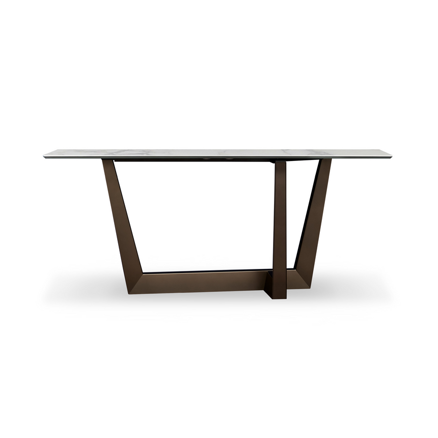 Barrel-Shaped Wooden Console Table | Bonaldo Art | Italianfuniture.com