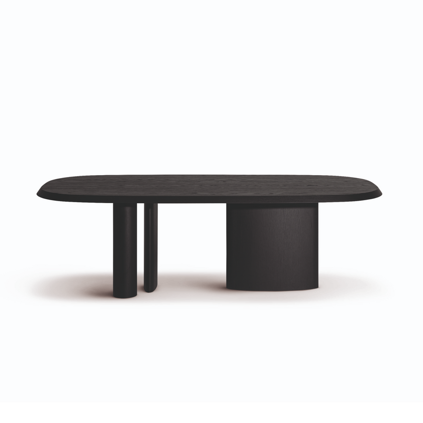 Asymmetrical Metal Base Dining Table | Bonaldo Padiglioni | Italianfurniture.com