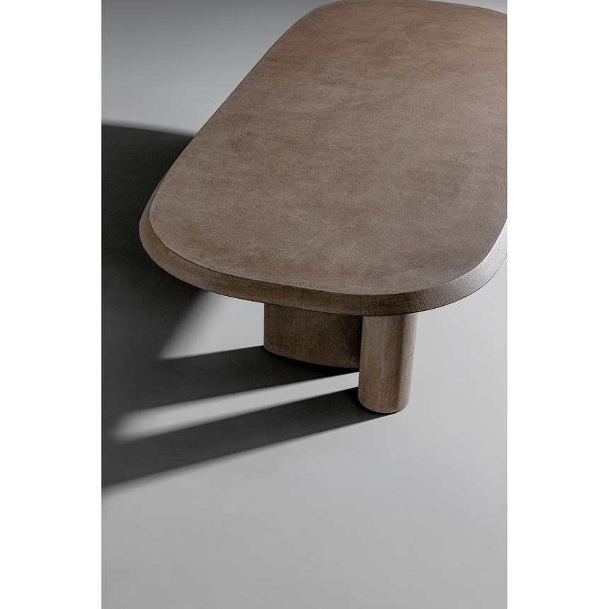 Asymmetrical Metal Base Dining Table | Bonaldo Padiglioni | Italianfurniture.com