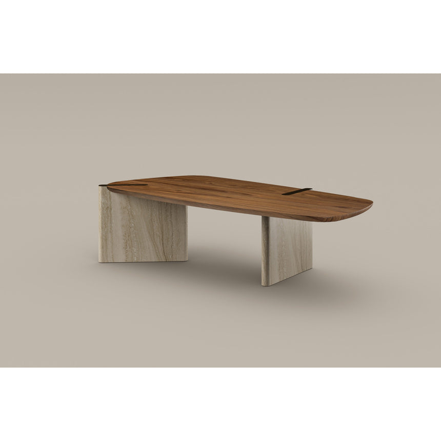 Modern Minimalist Wooden Dining Table | Bonaldo Flatiron | Italianfurniture.com