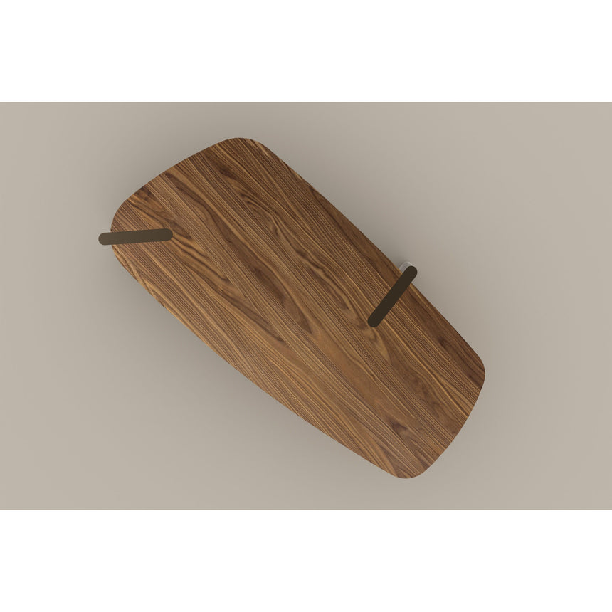 Modern Minimalist Wooden Dining Table | Bonaldo Flatiron | Italianfurniture.com