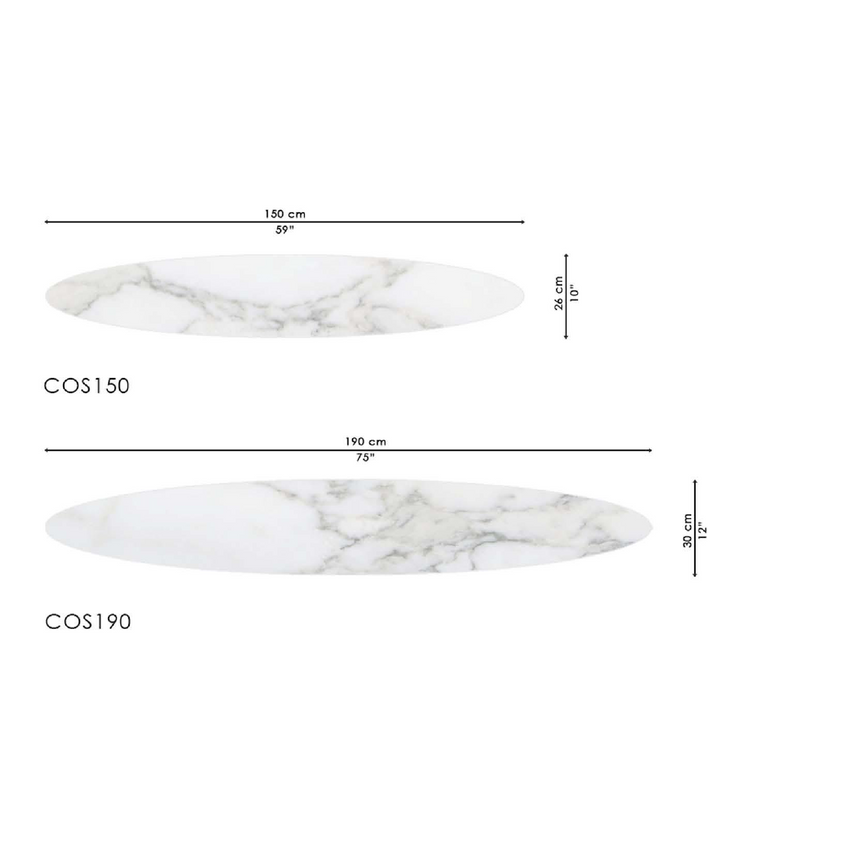 Oval Marble Tray | Casa Casati Cosmo | Italianfurniture.com