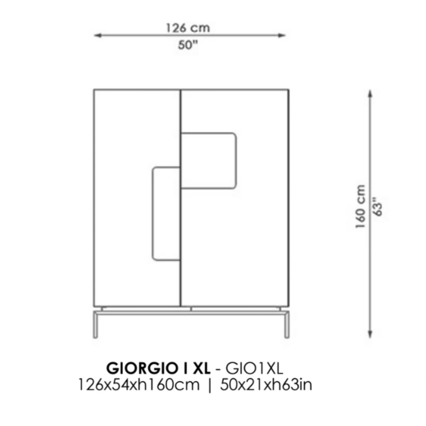 White Oak Cabinet I Casa Casati Giorgio I XL & Giorgio II XL | Italianfurniture.com
