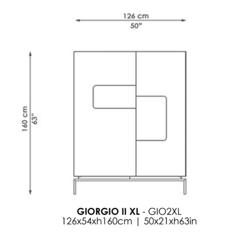 White Oak Cabinet I Casa Casati Giorgio I XL & Giorgio II XL | Italianfurniture.com