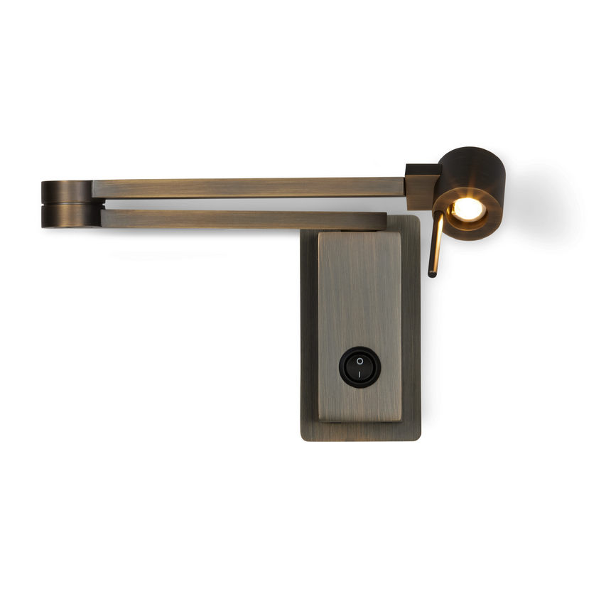 Double-Armed Adjustable Wall Lamp | Contardi Manhattan | Italianfurniture.com