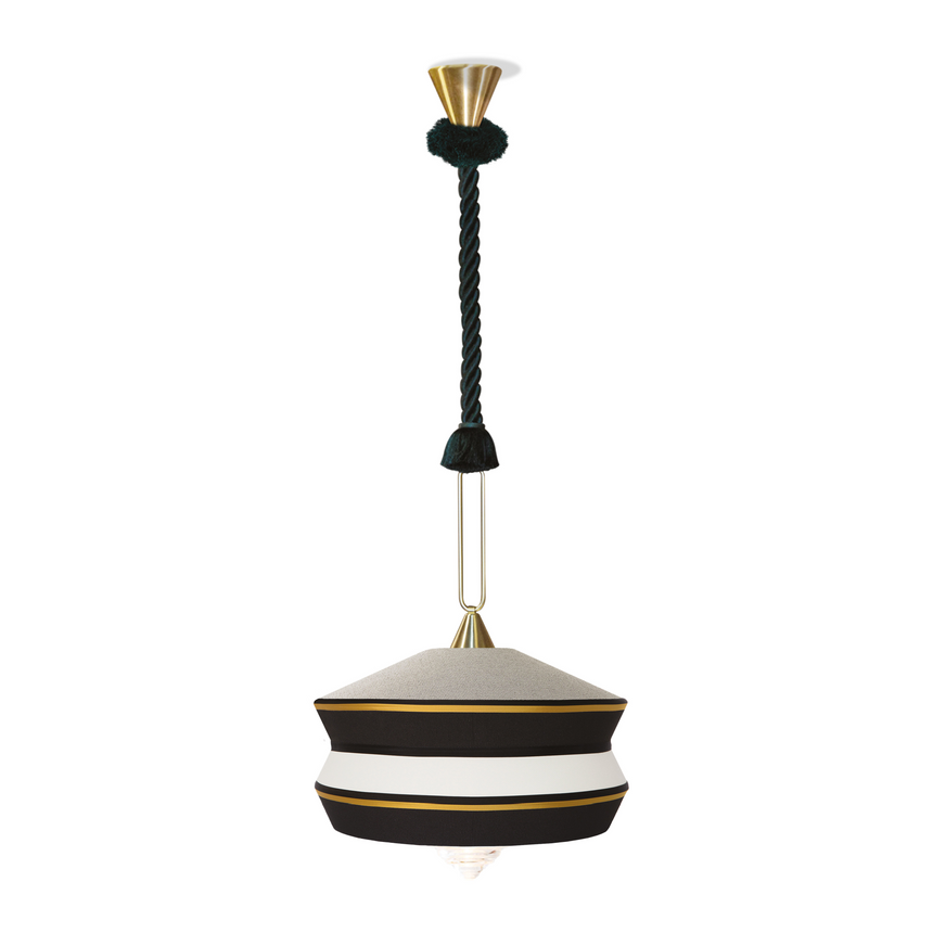 Geometric Pattern Pendant Lamp | Contardi Calypso | Italianfurniture.com