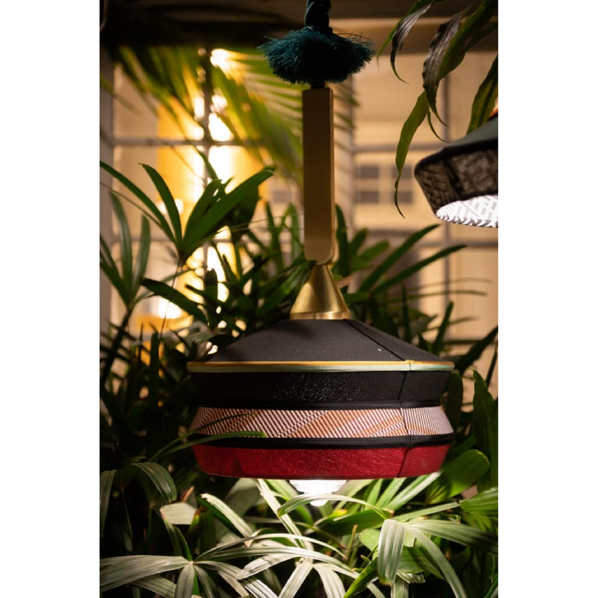 Conical Fabric Outdoor Hanging Lamp | Contardi Calypso | Italianfurniture.com