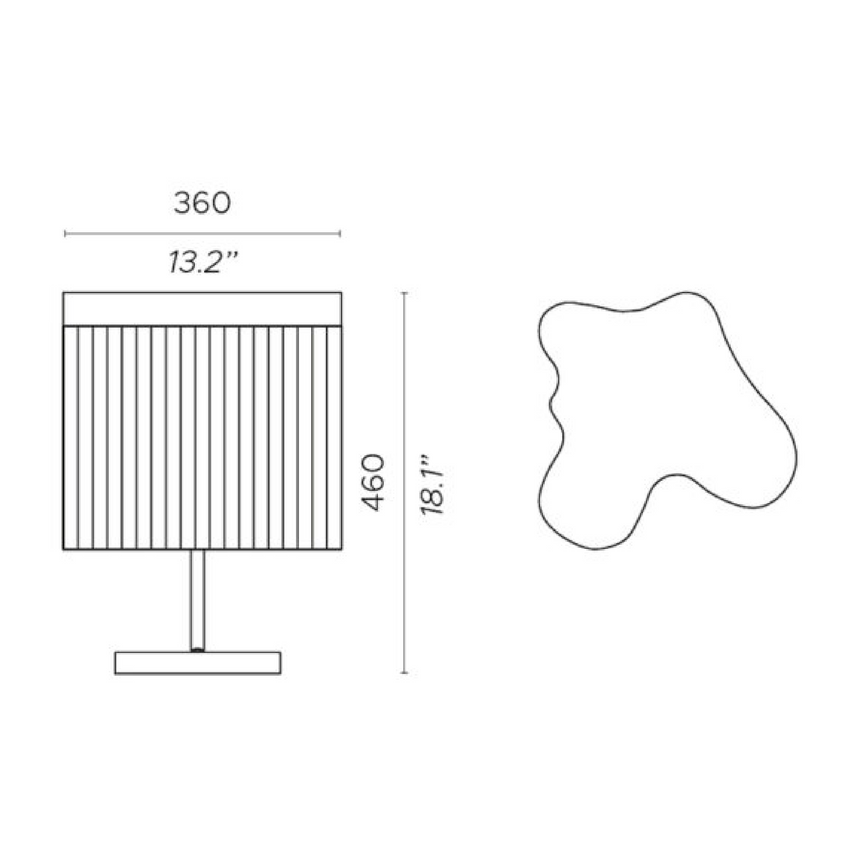 Fringe LED Table Lamp | Contardi Arcipelago