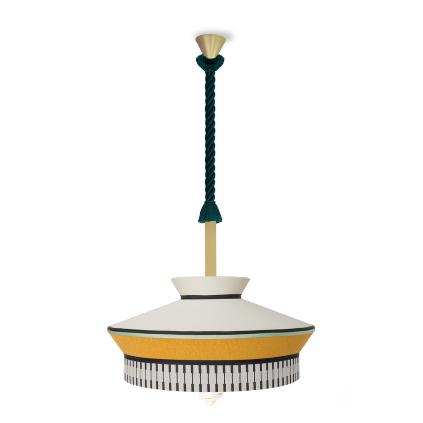 Braided Rope Outdoor Hanging Lamp | Contardi Calypso | Italianfurniture.com