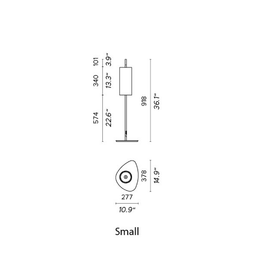 Fabric Shade Outdoor Floor Lamp | Contardi Lagoon | Italianfurniture.com