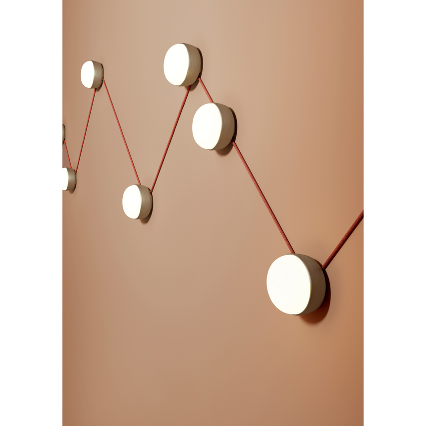 Round Metal Connected Wall Lamp | Contardi Kiki | Italianfurniture.com