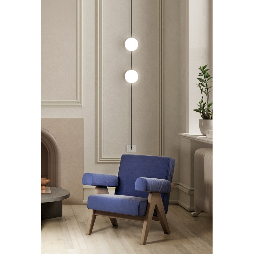 Round Metal Connected Wall Lamp | Contardi Kiki | Italianfurniture.com