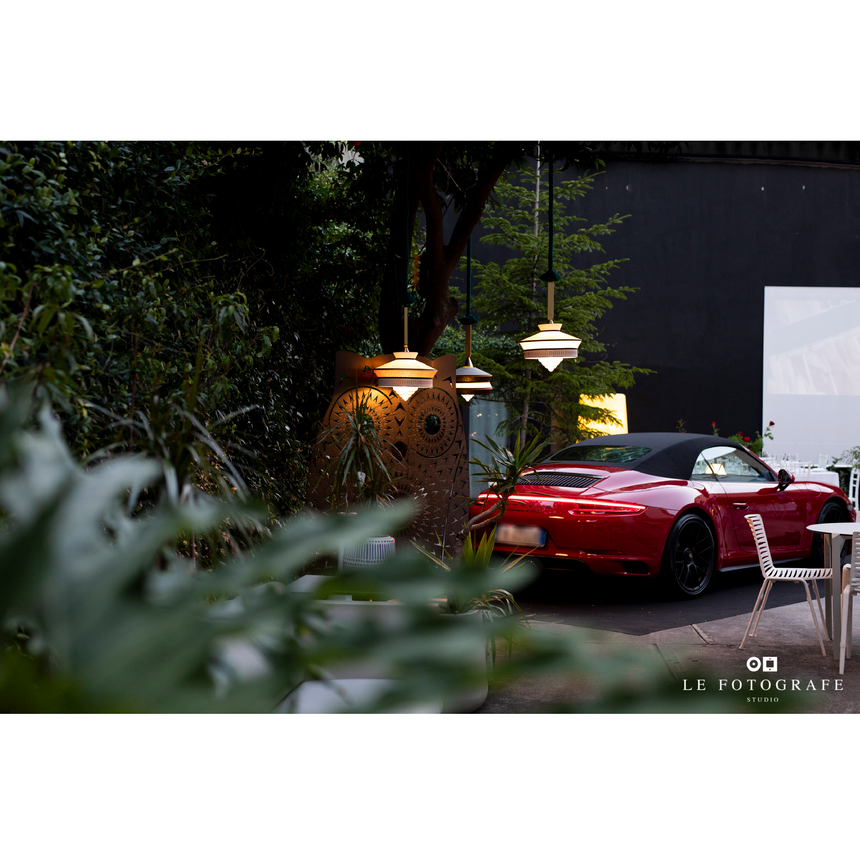 Braided Rope Outdoor Hanging Lamp | Contardi Calypso | Italianfurniture.com