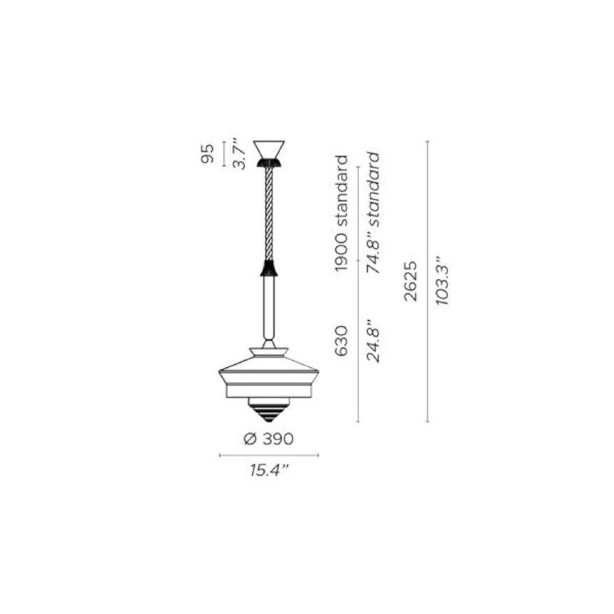 Braided Rope Outdoor Hanging Lamp | Contardi Calypso | Italianfurniture.com