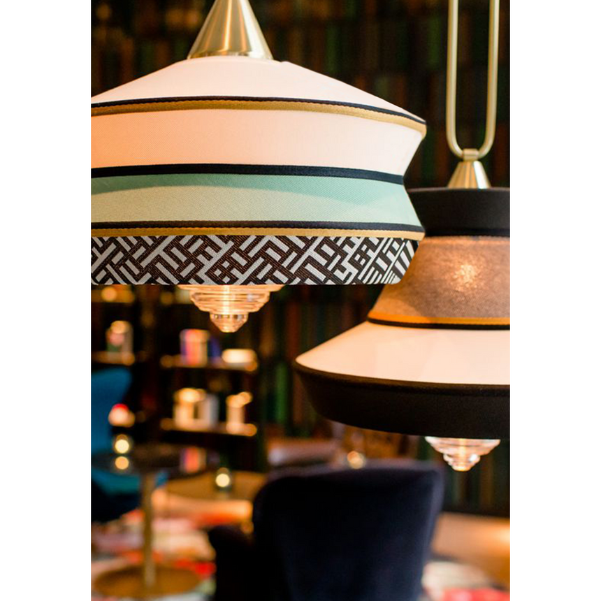 Geometric Pattern Pendant Lamp | Contardi Calypso | Italianfurniture.com
