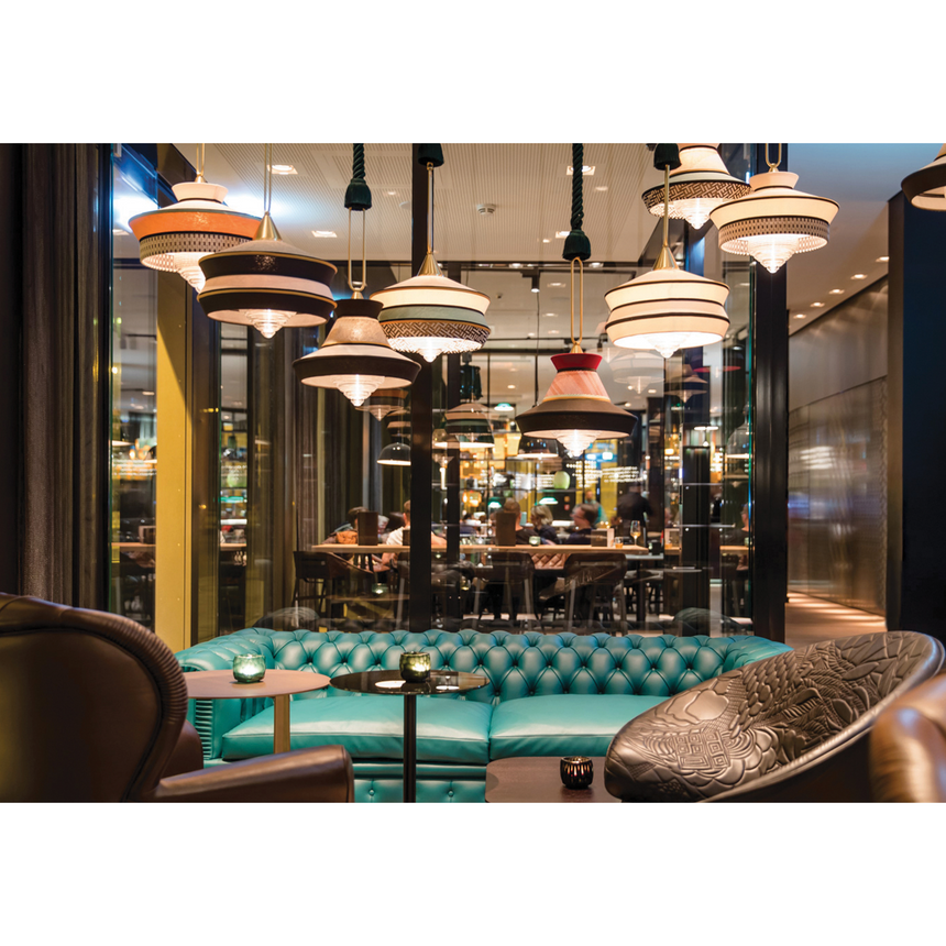 Geometric Pattern Pendant Lamp | Contardi Calypso | Italianfurniture.com