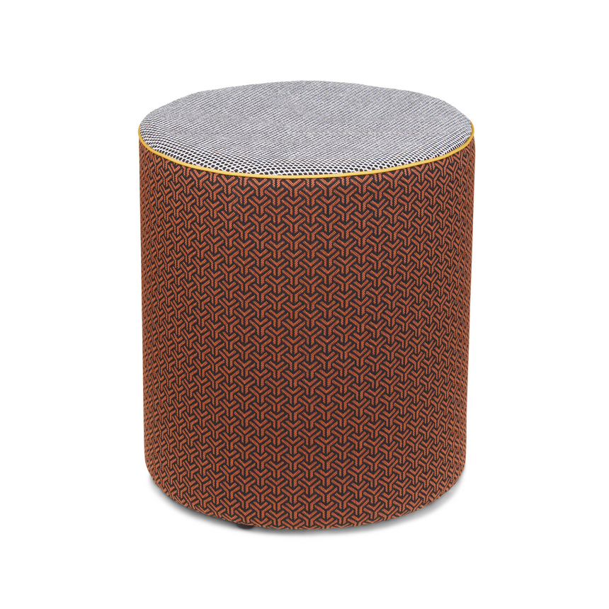 Cylindrical Outdoor Fabric Pouf | Contardi Calybabu | Italianfurniture.com