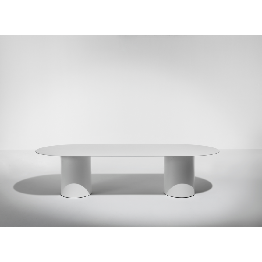 Cylindrical Base Dining Table | Desalto MM8 | Italianfurniture.com