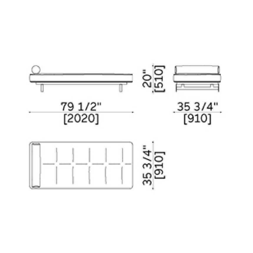 60s Industrial Daybed | Lema Yard | Italianfurniture.com