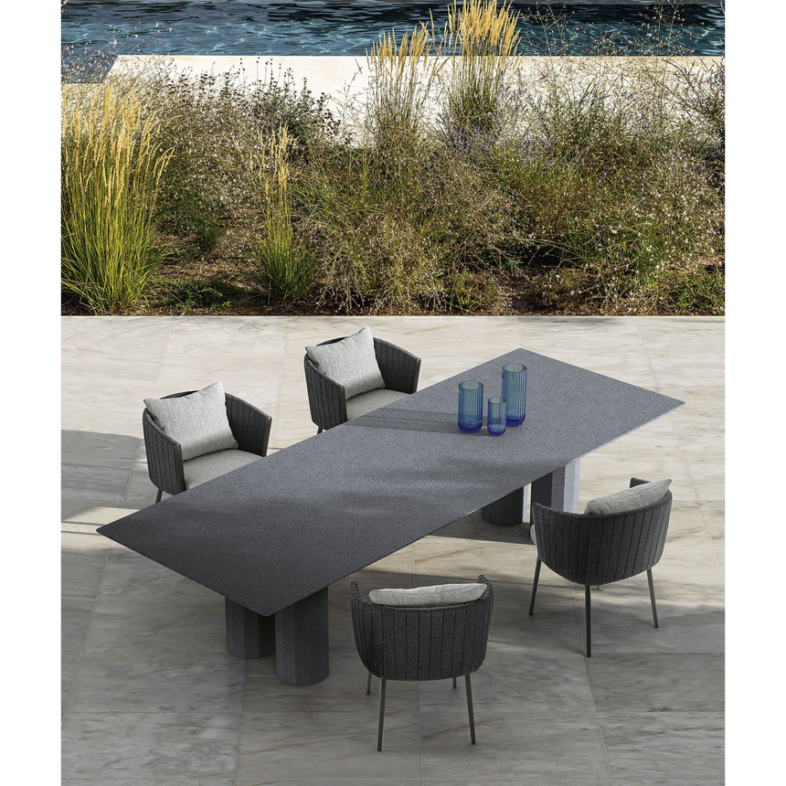 Concrete Outdoor Dining Table | Talenti Salinas | Italianfurniture.com