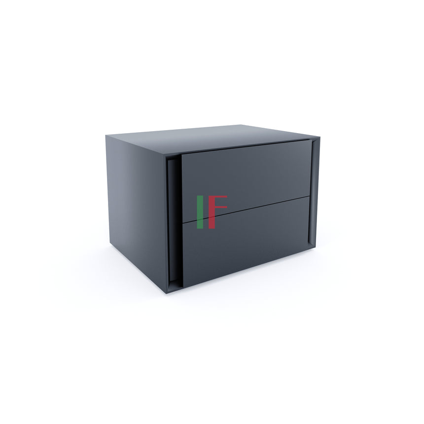 2-Drawer Bespoke Nightstand | Lema Luna | Italianfurniture.com