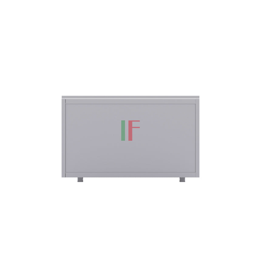 Glossy Grooved Nightstand | Lema Florens | Italianfurniture.com