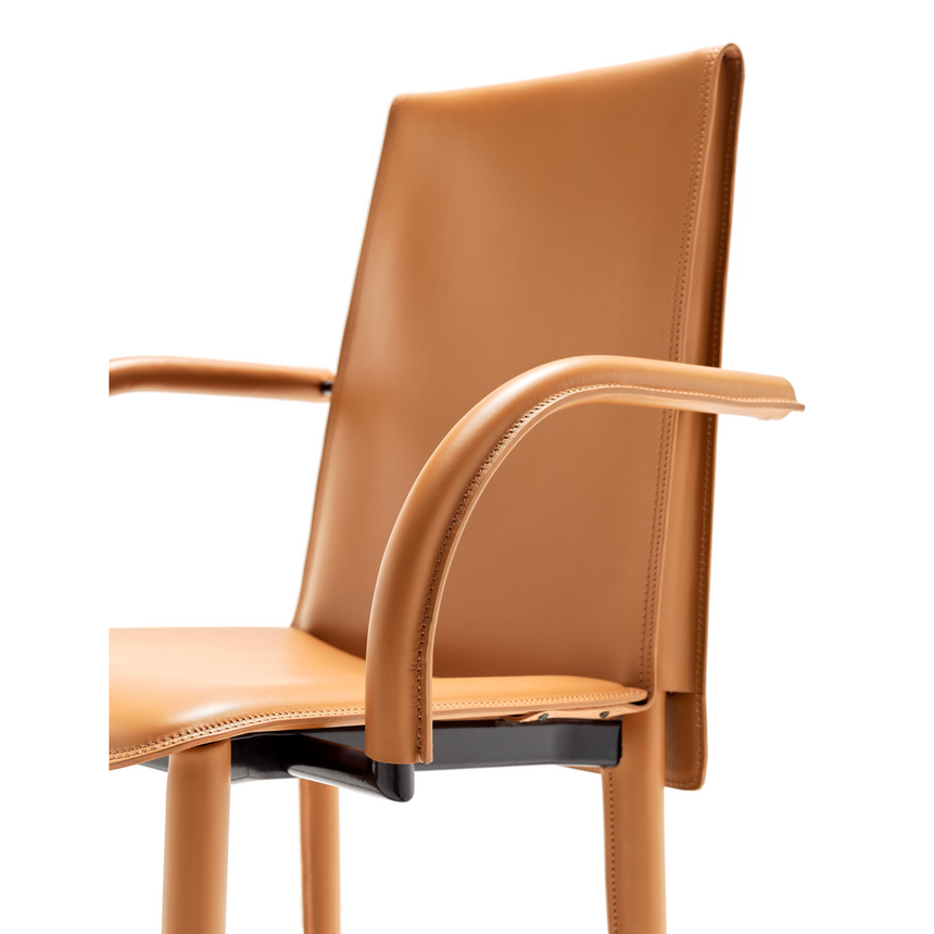 Leather Modern Dining Armchair | Fasem Relaix P | Italianfurniture.com