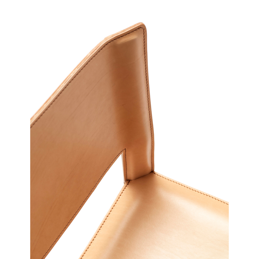 Leather Cut-Out Dining Chair | Fasem S91 | ItalianFurniture.com