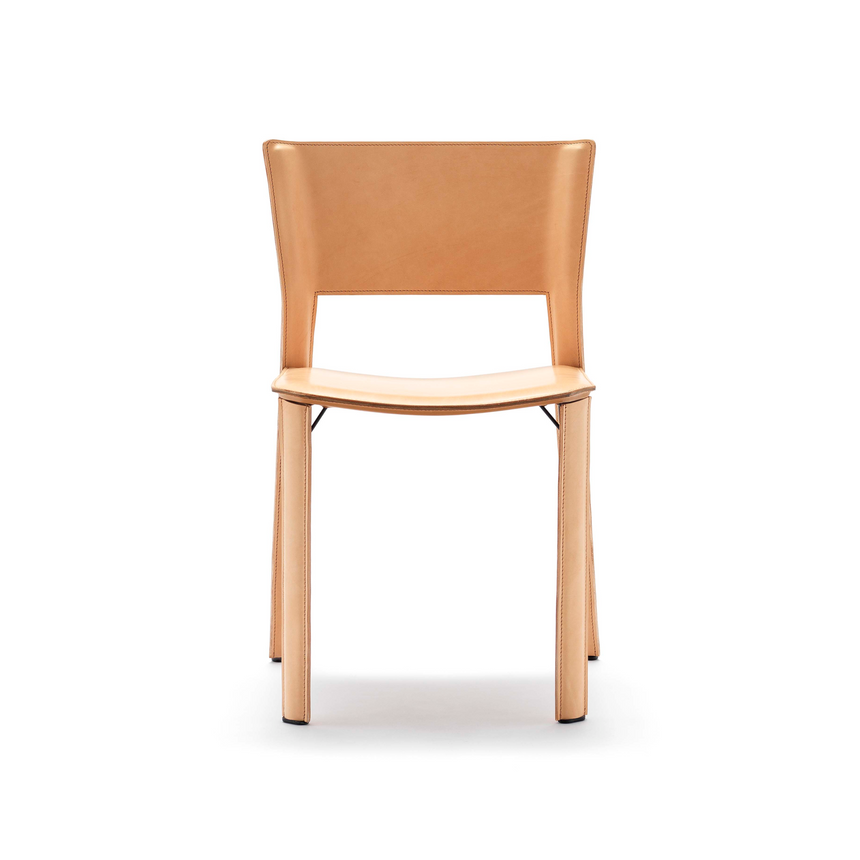 Leather Cut-Out Dining Chair | Fasem S91 | ItalianFurniture.com