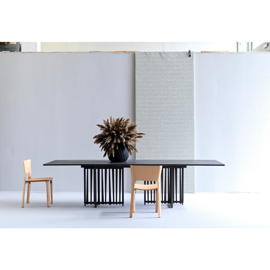 Leather Cut-Out Dining Chair | Fasem S91 | ItalianFurniture.com