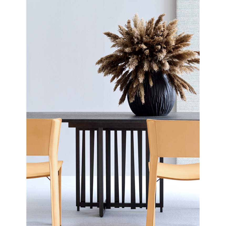 Leather Cut-Out Dining Chair | Fasem S91 | ItalianFurniture.com