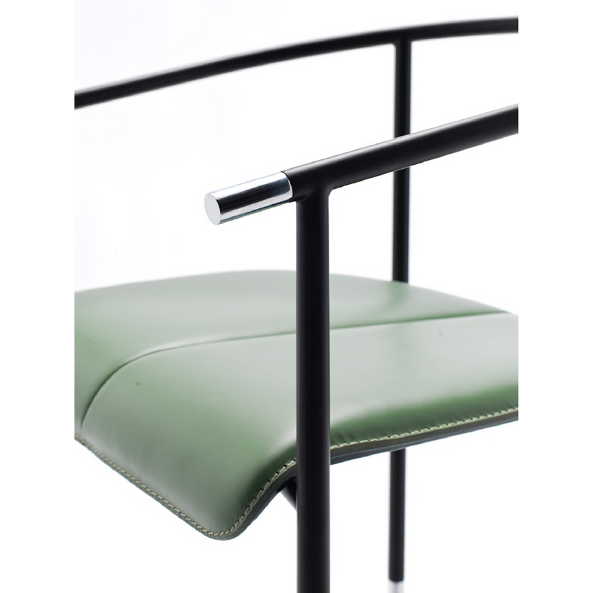 Curved Steel Dining Armchair | Fasem Tecla | ItalianFurniture.com