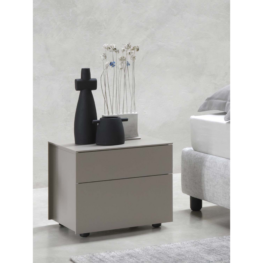 Scratch-Resistant 2-Drawer Nightstand | Flou Juta | Italianfurniture.com