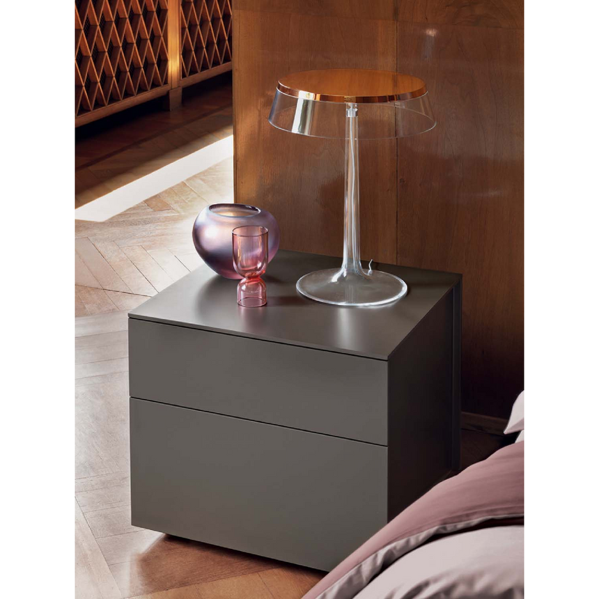 Scratch-Resistant 2-Drawer Nightstand | Flou Juta | Italianfurniture.com