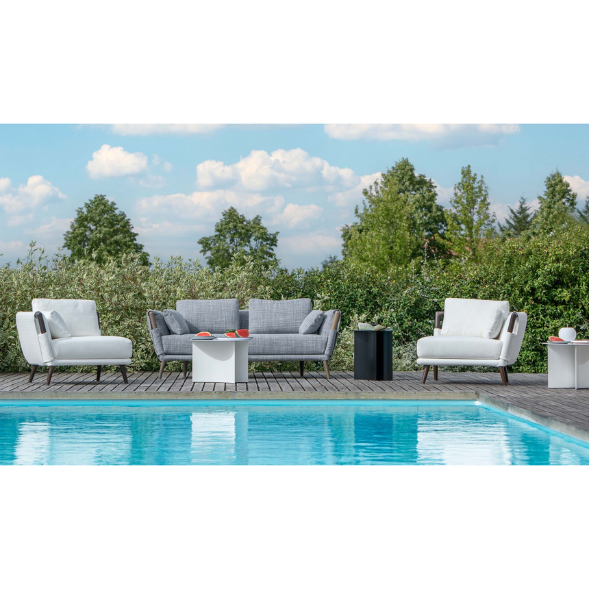 2-Seater Outdoor Lounge Sofa | Flou Gaudi | Italianfurniture.com
