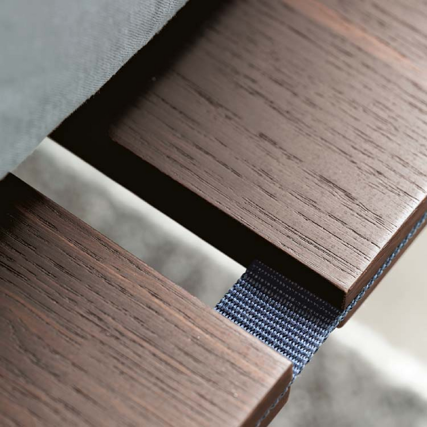 Slatted Wooden Bed | Flou Tadao | Italianfurniture.com