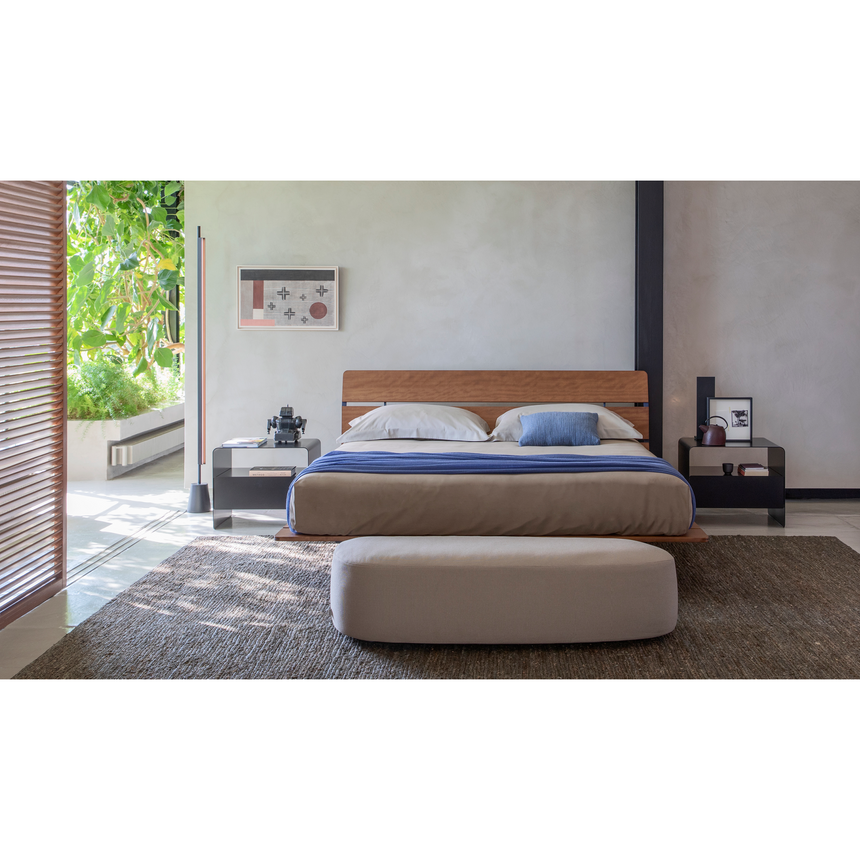 Slatted Wooden Bed | Flou Tadao | Italianfurniture.com
