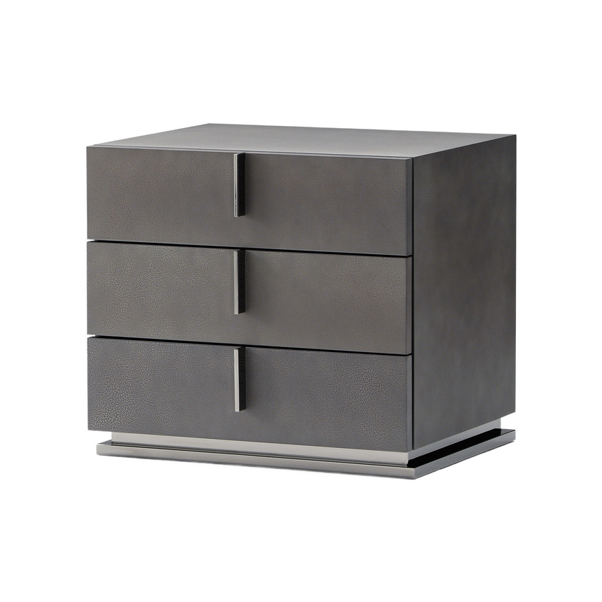 Matte Lacquered Nightstand | Flou Ari | Italianfurniture.com
