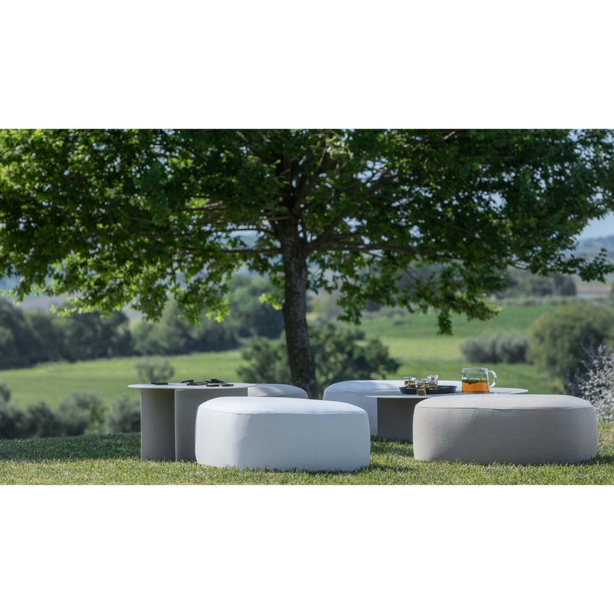 Irregular-Shaped Outdoor Pouf | Flou Pierre | Italianfurniture.com