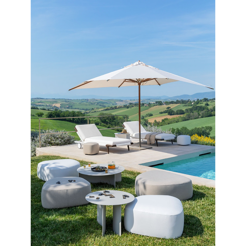 Irregular-Shaped Outdoor Pouf | Flou Pierre | Italianfurniture.com