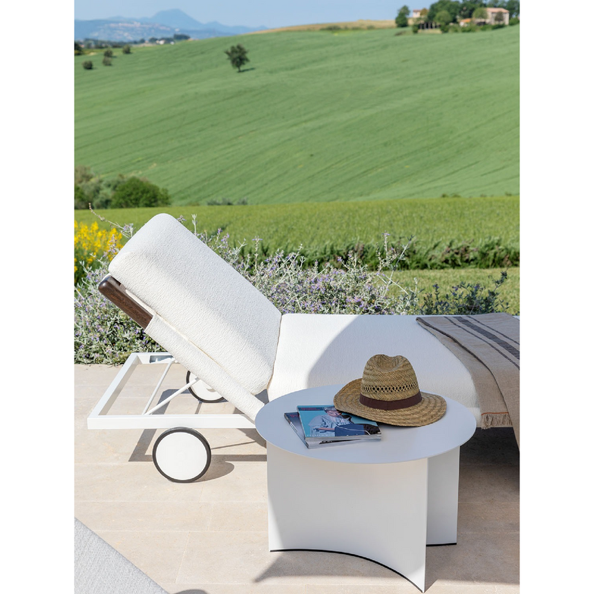 Round Metal Outdoor Side Table | Flou Pierre | Italianfurniture.com