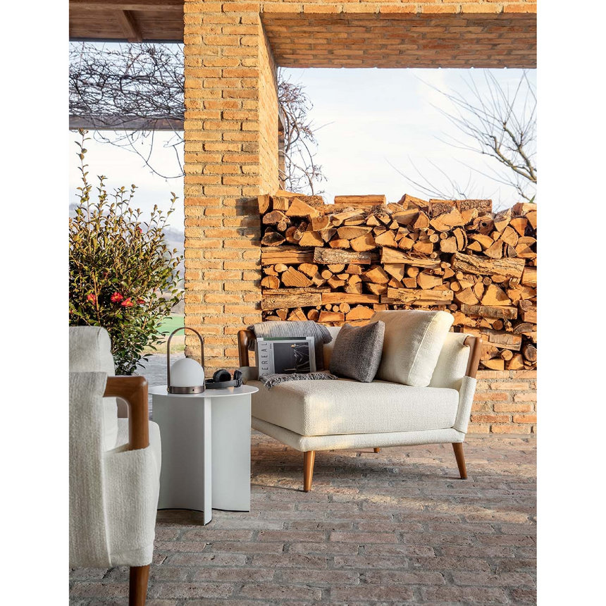 Round Metal Outdoor Coffee Table | Flou Pierre | Italianfurniture.com