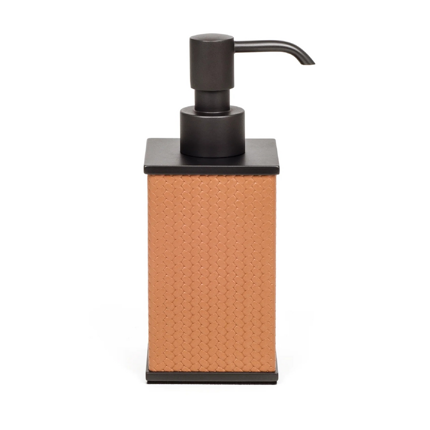 Square Leather Soap Dispenser | Pinetti Olimpia | Italianfurniture.com