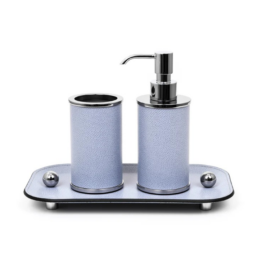 Round Leather Toothbrush Holder | Pinetti Olimpia | Italianfurniture.com