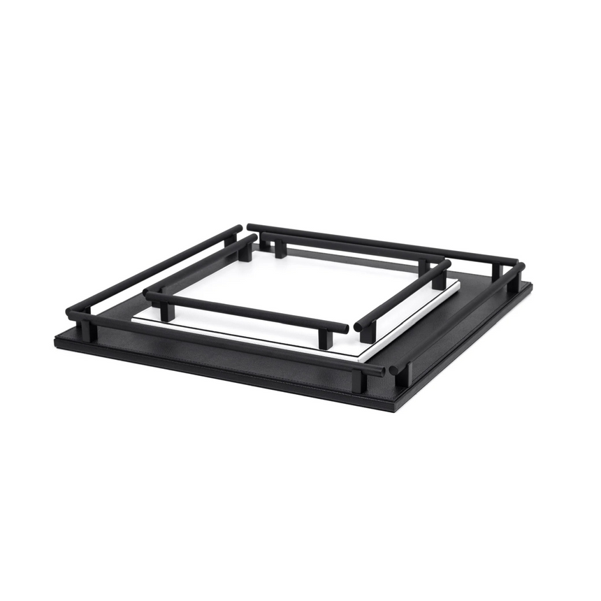 Square Leather Tray | Pinetti Robert | Italianfurniture.com