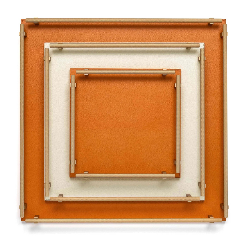 Square Leather Tray | Pinetti Robert | Italianfurniture.com
