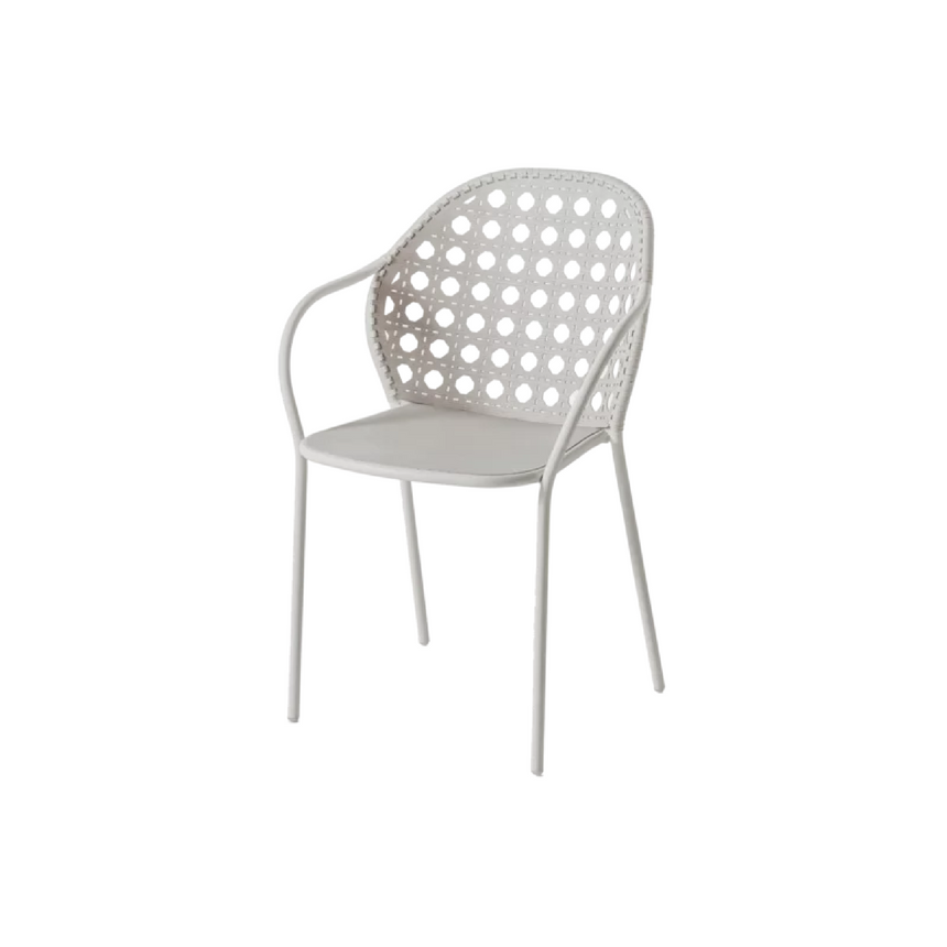 Perforated-Back Outdoor Dining Chair | Gervasoni Brise | Italianfurniture.com