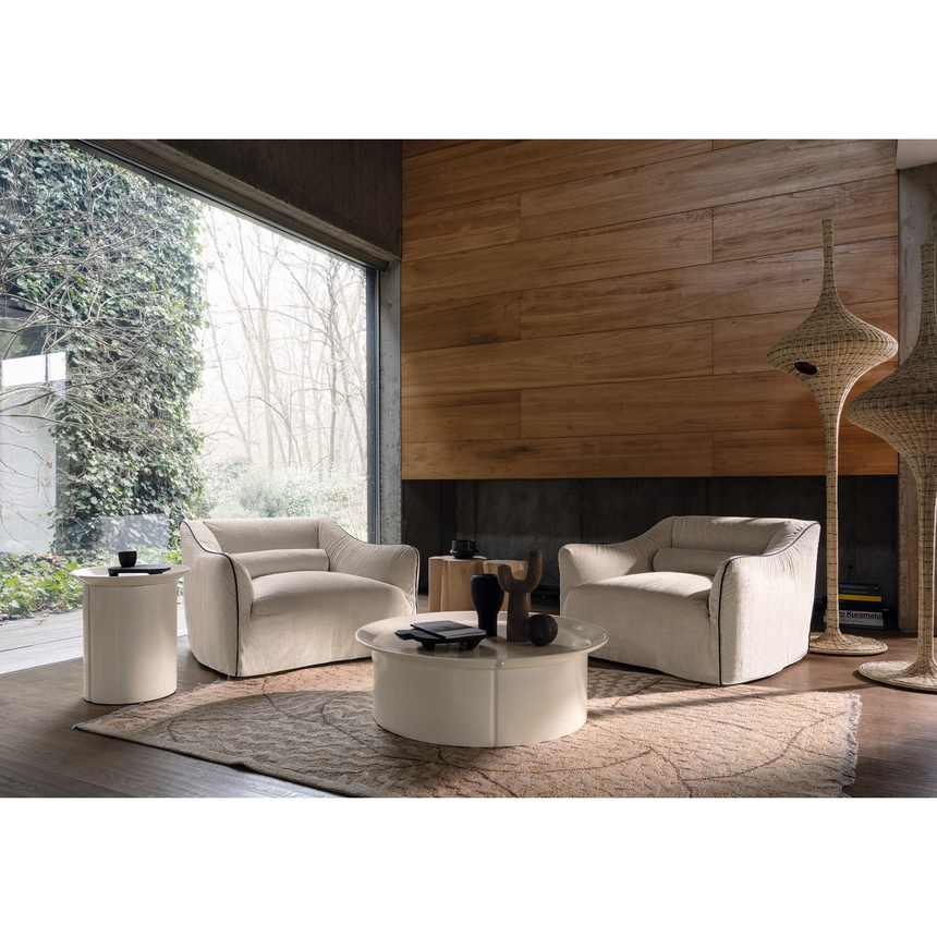 Round Millgres Coffee Tables | Gervasoni Brise | ItalianFurniture.com