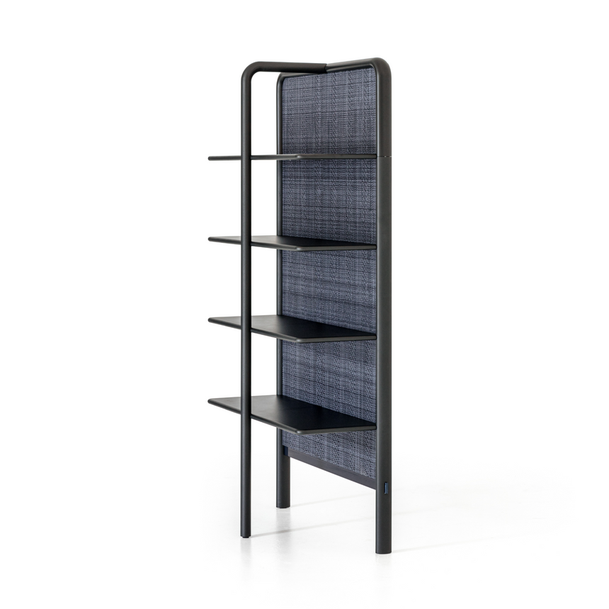 Ash Wood & Steel Bookshelf | Gervasoni Daen | ItalianFurniture.com